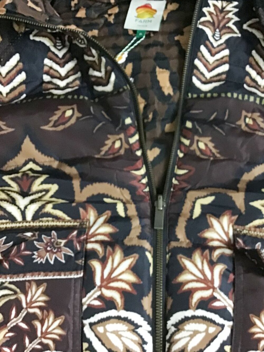 FARM Rio Ainika Hooded Puffer Jacket - Picture 11 of 14